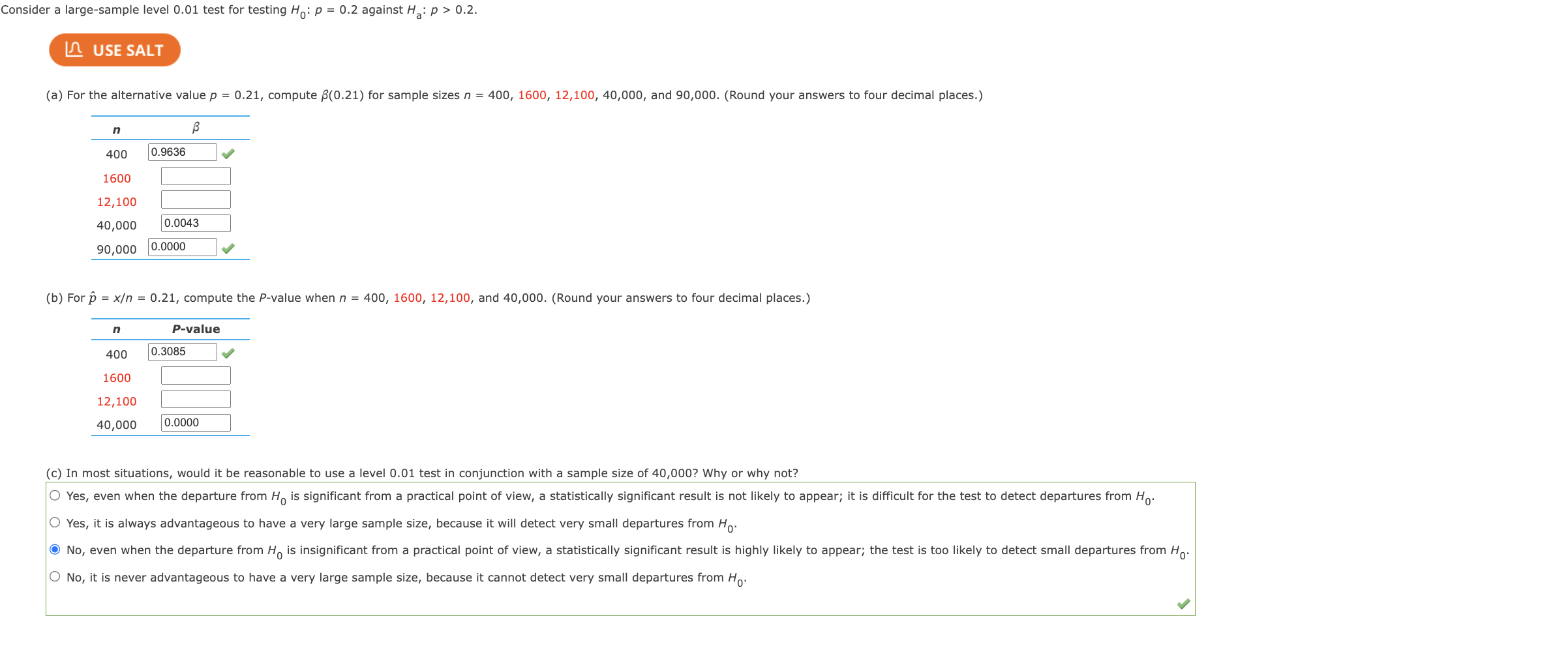 Consider a large - sample level 0 . 0 1 test for