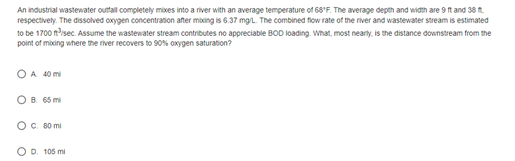 An industrial wastewater outfall completely mixes