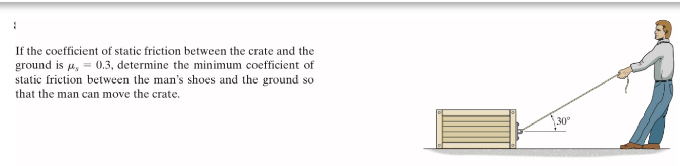 If the coefficient of static friction between the