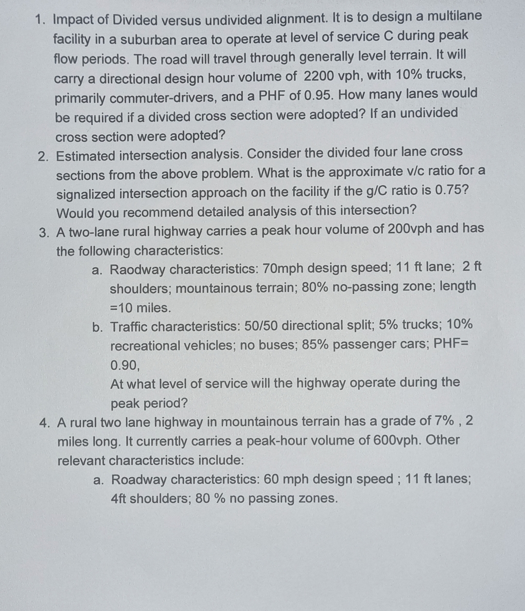 Impact of Divided versus undivided alignment. It