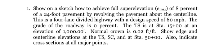 Show on a sketch how to achieve full