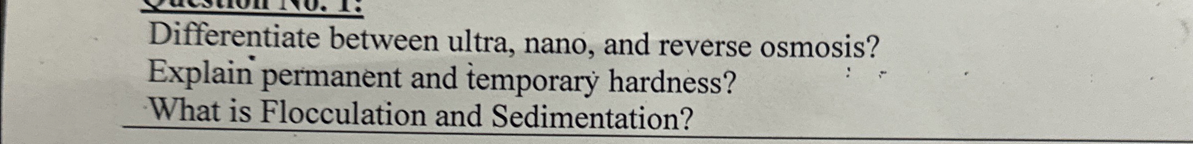 Differentiate between ultra, nano, and reverse