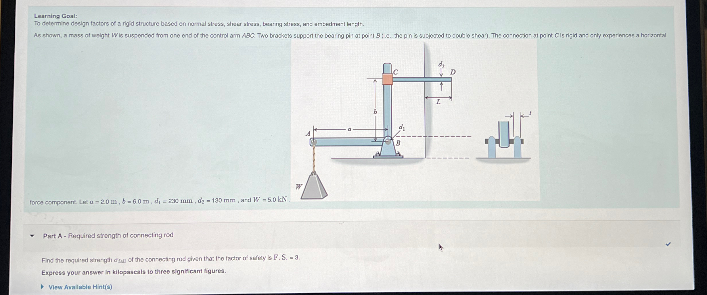 Learning Goal: To determine design factors of a