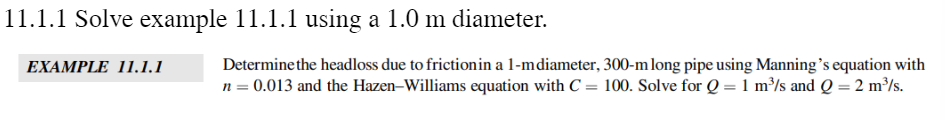 1 1 . 1 . 1 Solve example 1 1 . 1 . 1 using a 1 .