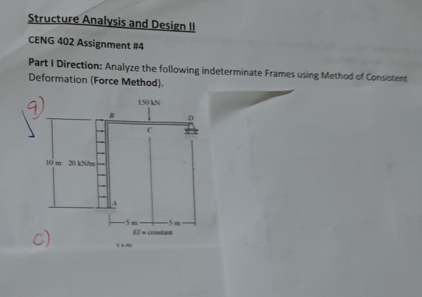 Structure Analysis and Design II CENG 4 0 2