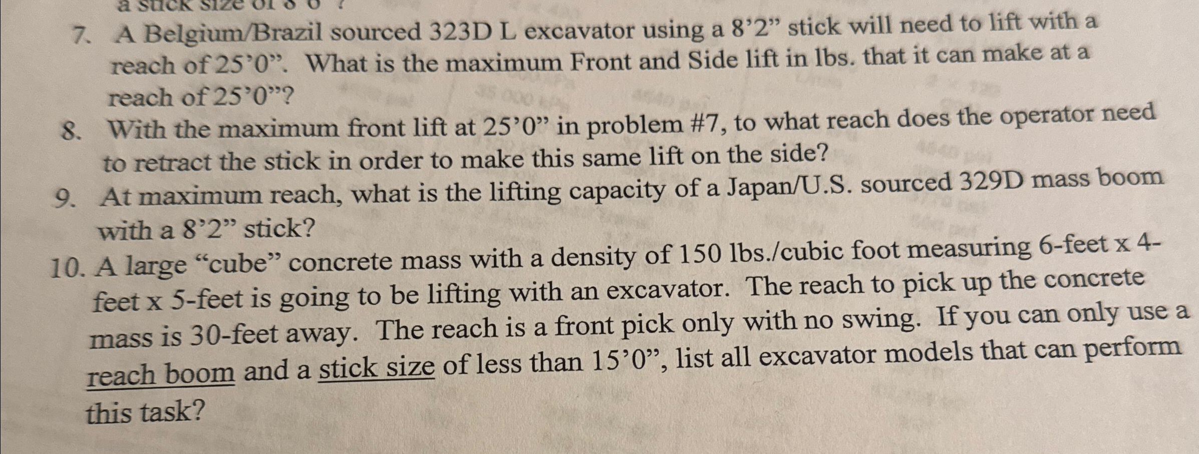 A Belgium / Brazil sourced 3 2 3 D L excavator