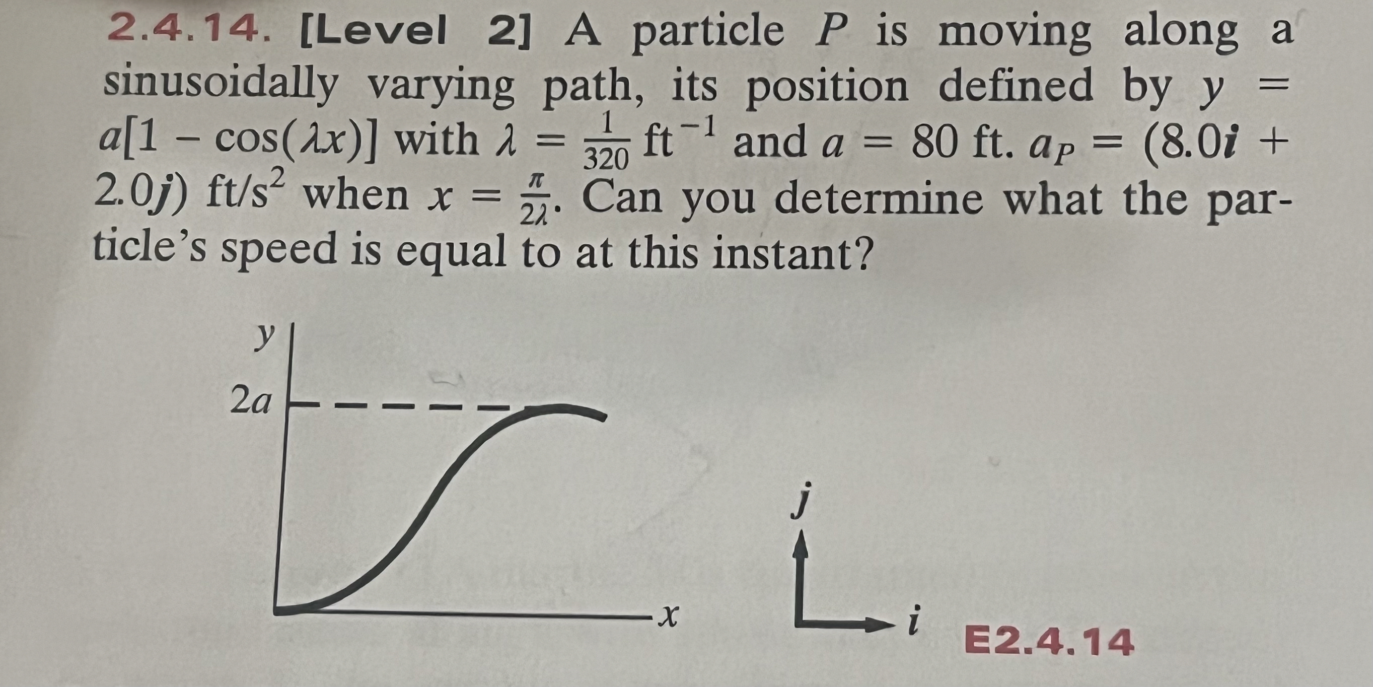2 . 4 . 1 4 . [ Level 2 ] A particle P is moving