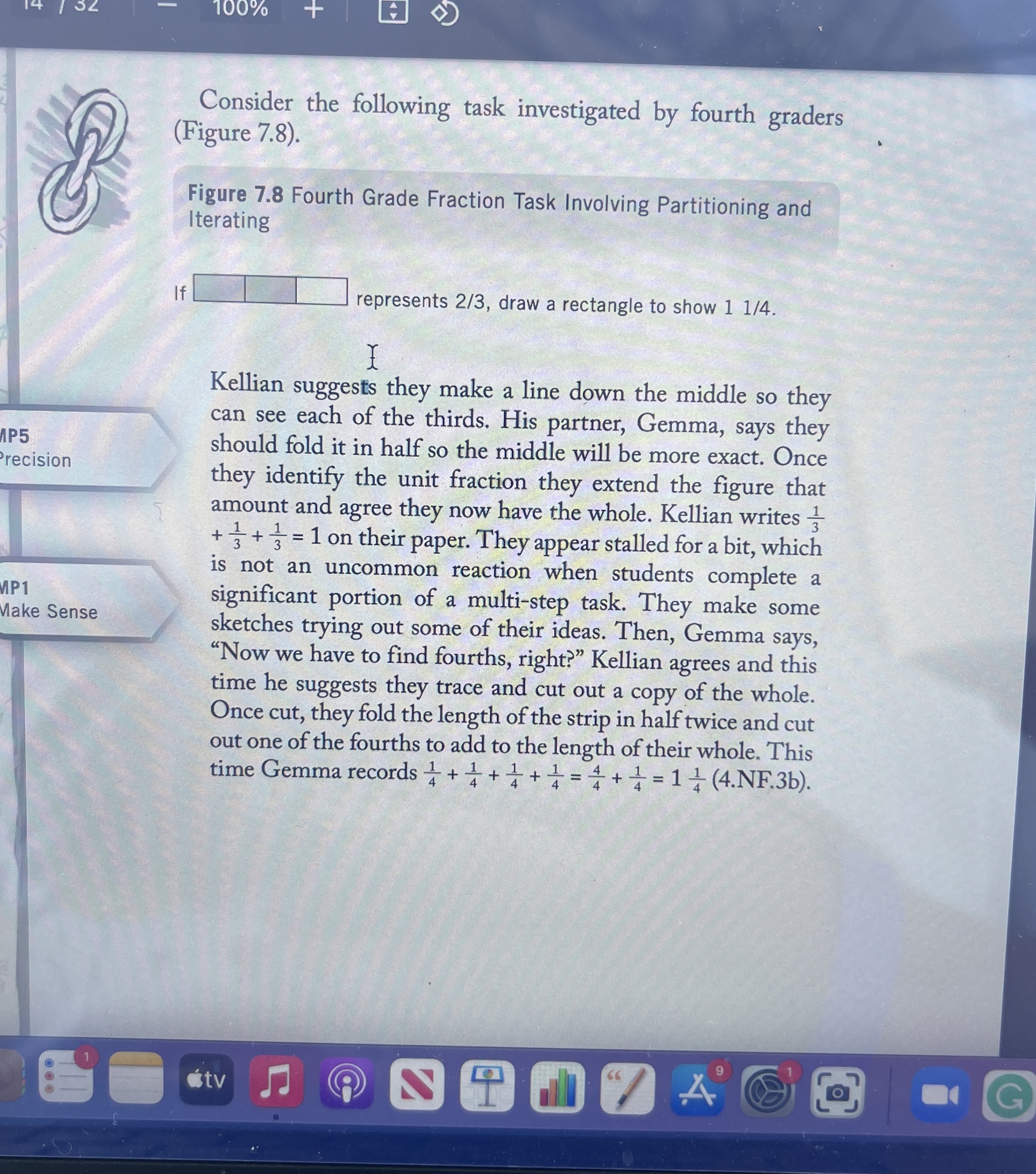 Consider the following task investigated by