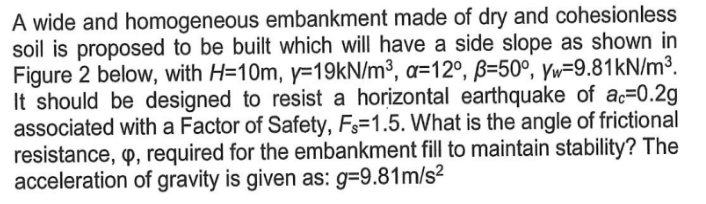 Geotechnical engineering: A wide and homogeneous