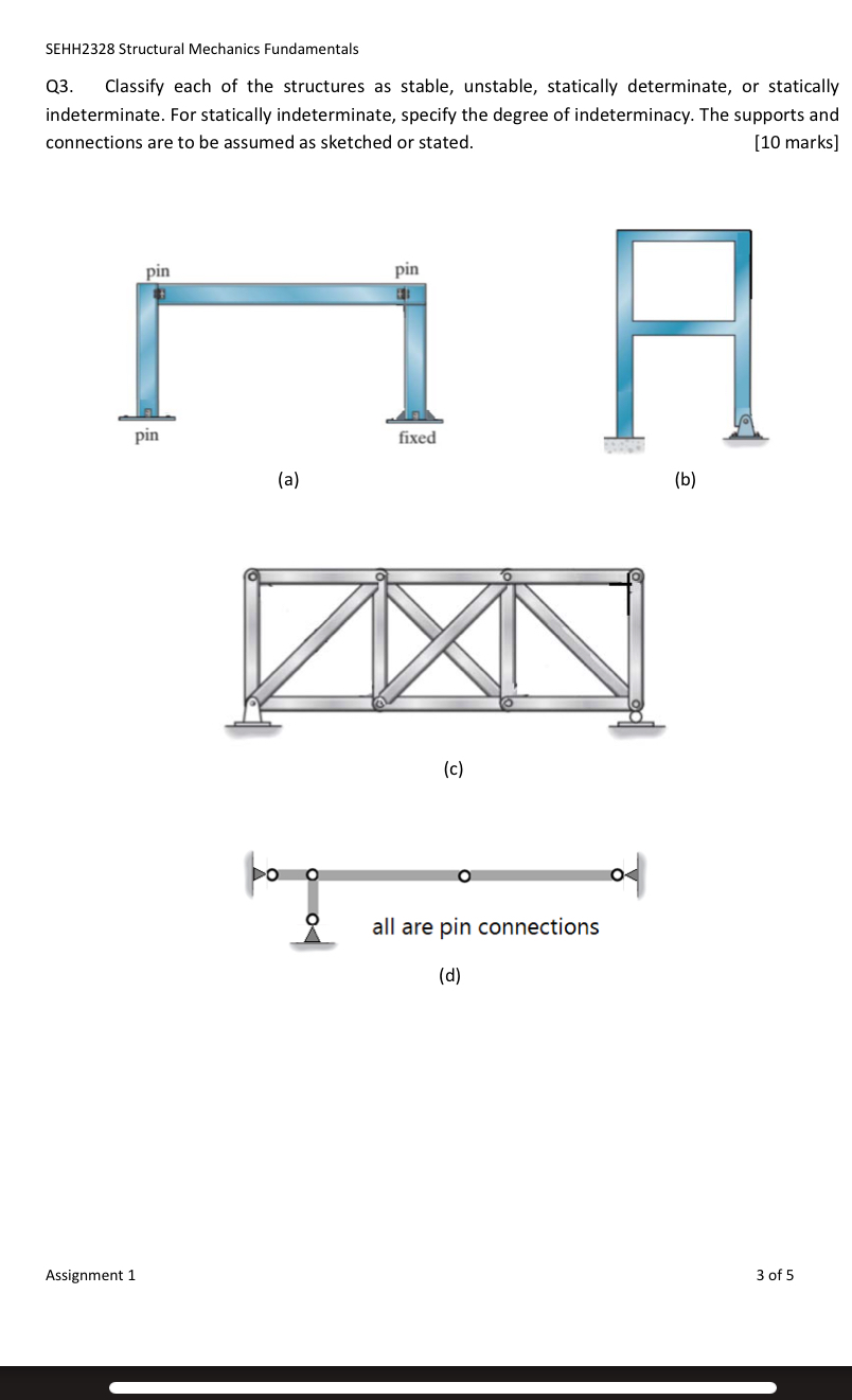 SEHH 2 3 2 8 Structural Mechanics Fundamentals Q