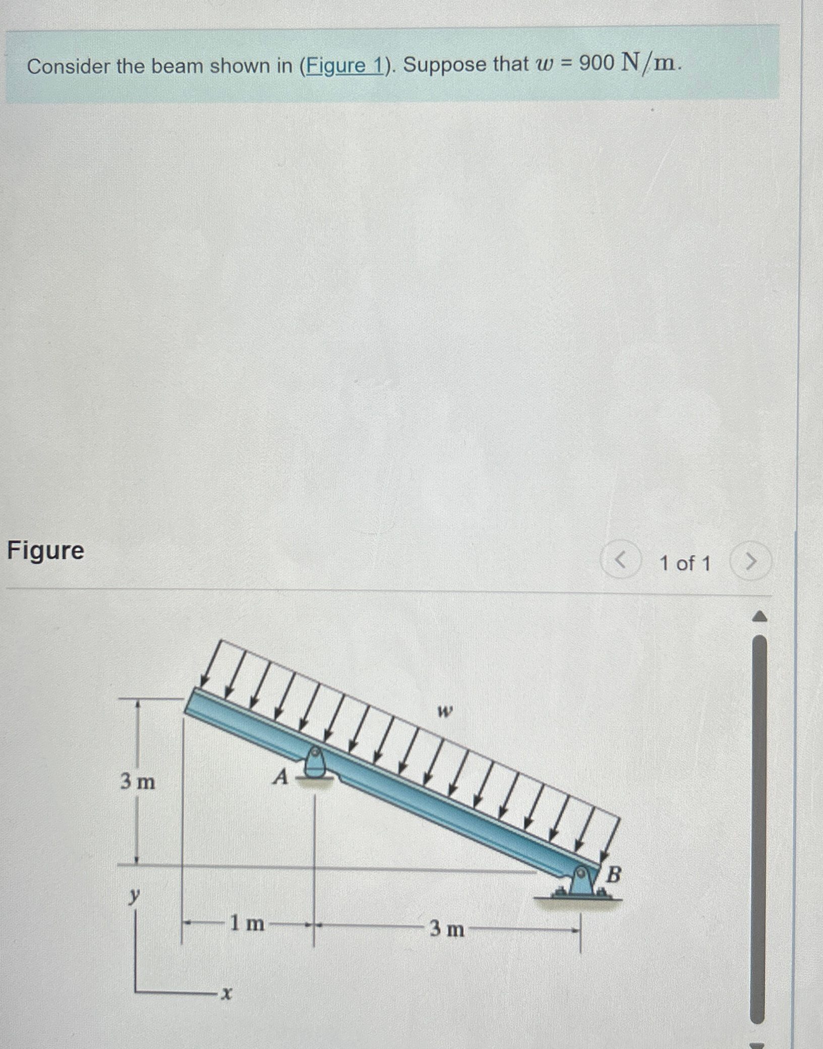 Consider the beam shown in ( Figure 1 ) . Suppose