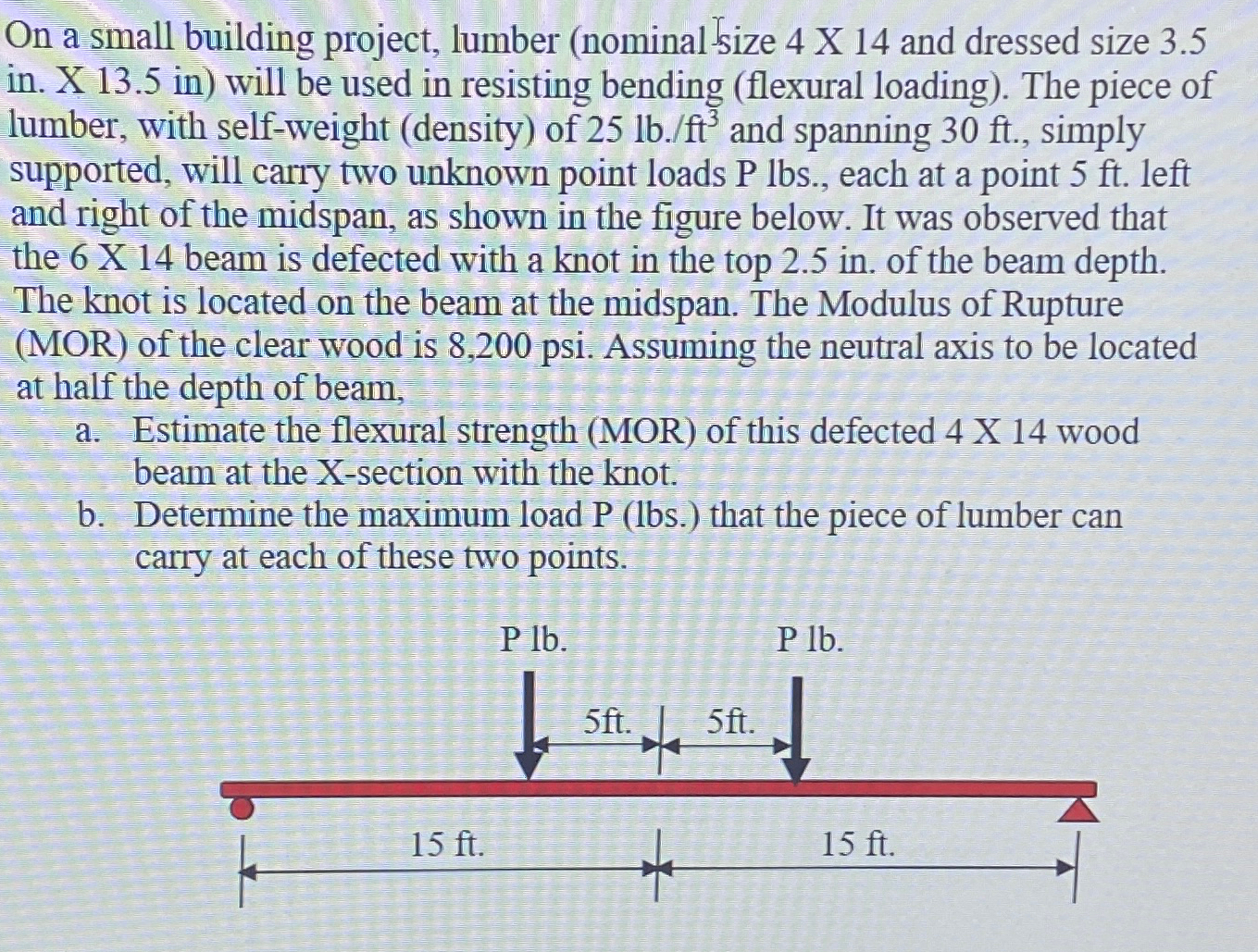 On a small building project, lumber ( nominal