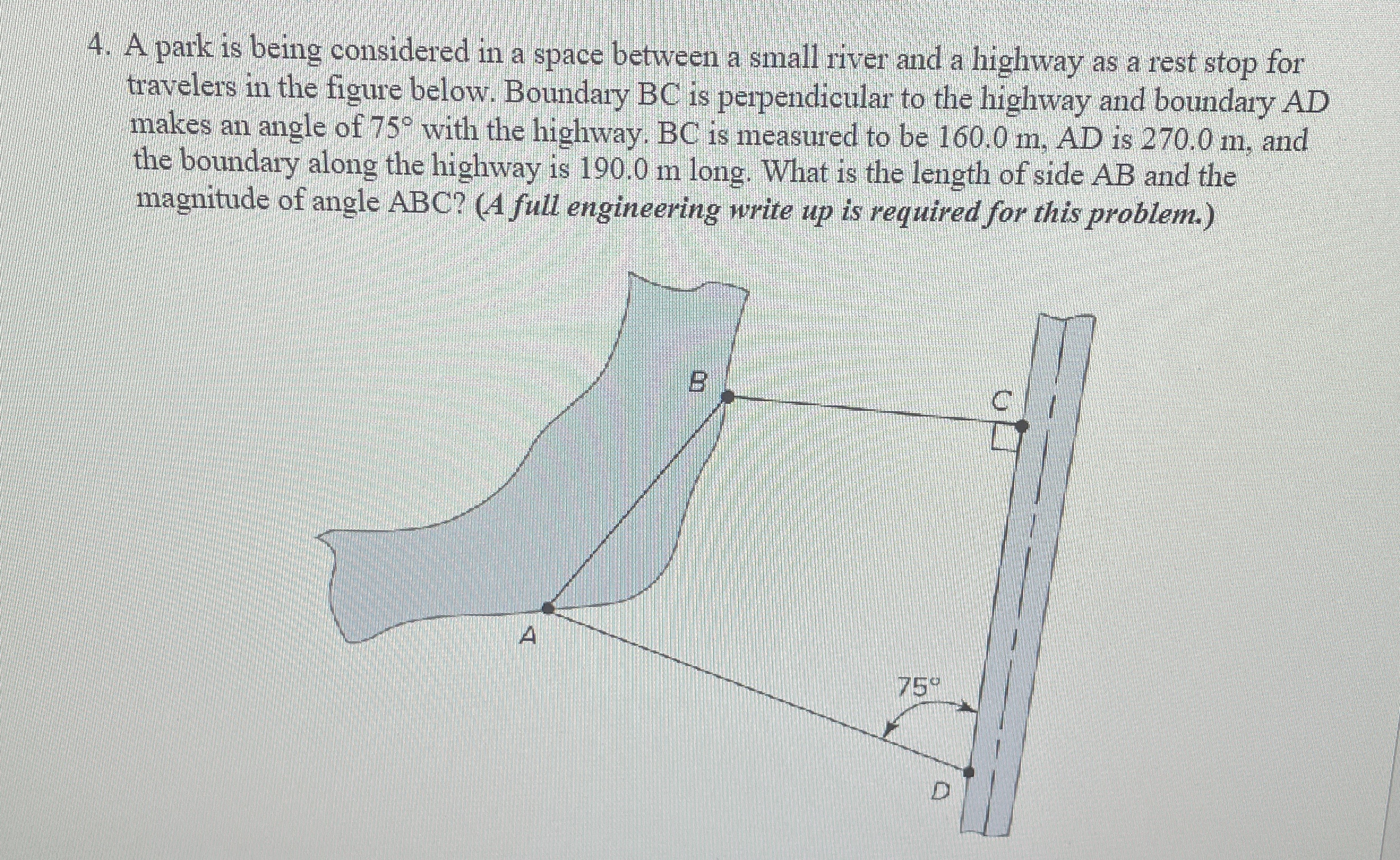 A park is being considered in a space between a