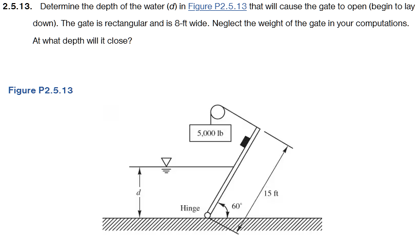 Applied Hydraulics # 2 . 5 . 1 3 . Determine the