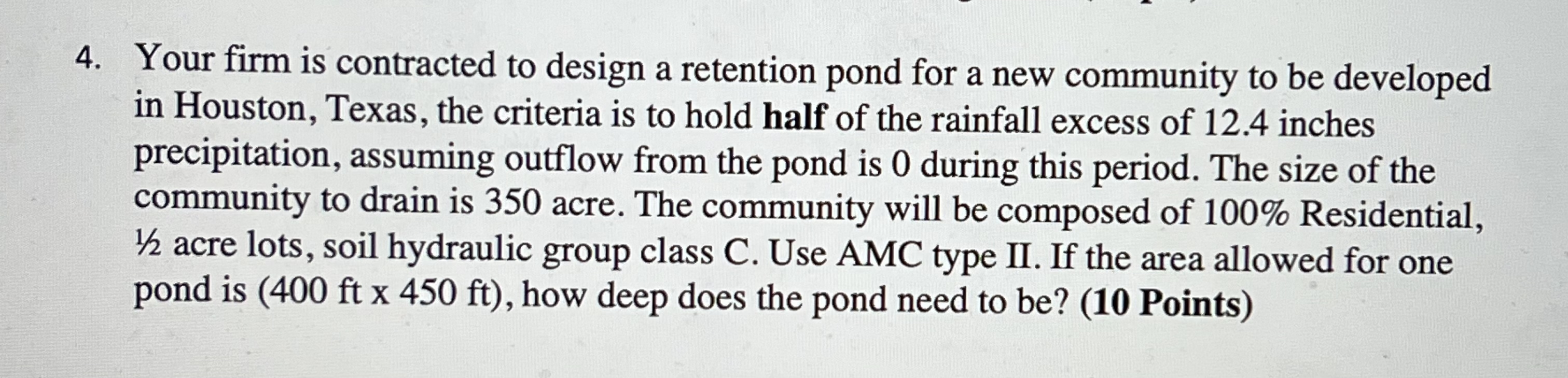 Water resource question.