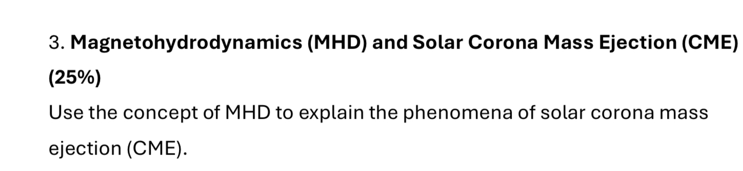 ( Fluid Mechanics class ) Magnetohydrodynamics (