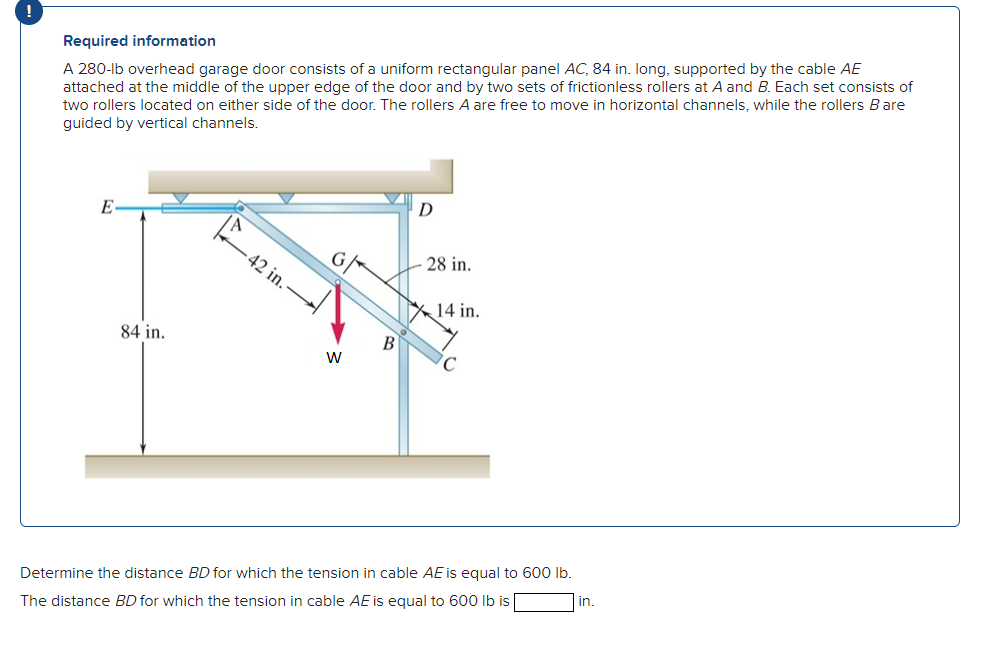 ! Required information A 2 8 0 - lb overhead