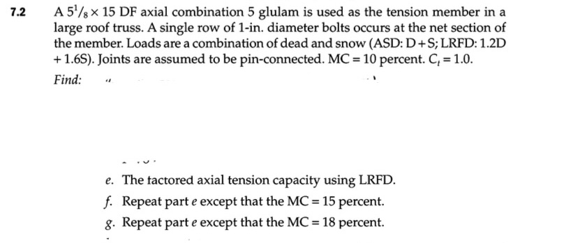 7 . 2 A 5 1 8 1 5 D F axial combination 5 glulam