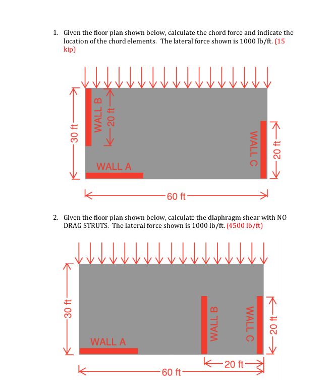 Given the floor plan shown below, calculate the