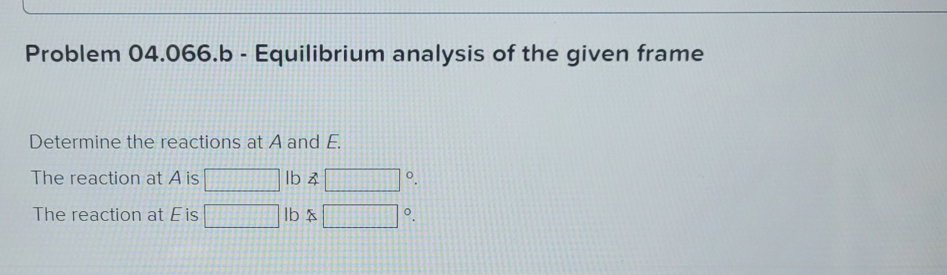 Consider the frame shown in the given figure with