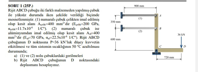 SORU 1 ( 2 5 P . ) Rijit ABCD ubu u iki farkl