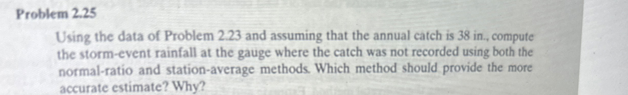 Problem 2 . 2 5 Using the data of Problem 2 . 2 3