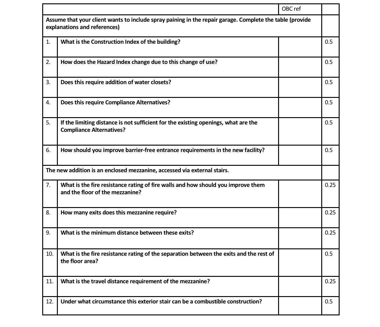 \ table [ [ { \ table [ [ , OBC ref ] , [ \ table