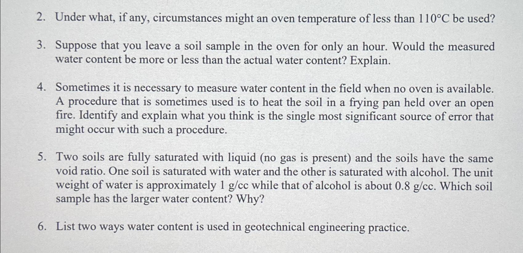 Under what, if any, circumstances might an oven