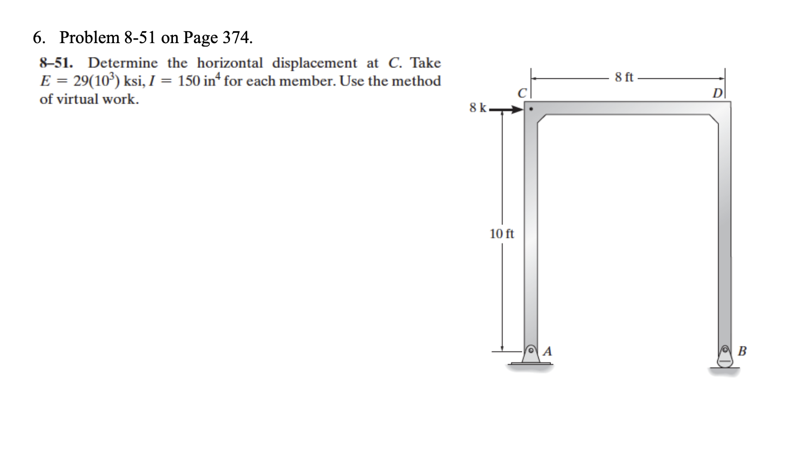 Problem 8 - 5 1 on Page 3 7 4 . 8 - 5 1 .