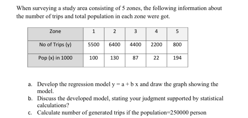 When surveying a study area consisting of 5