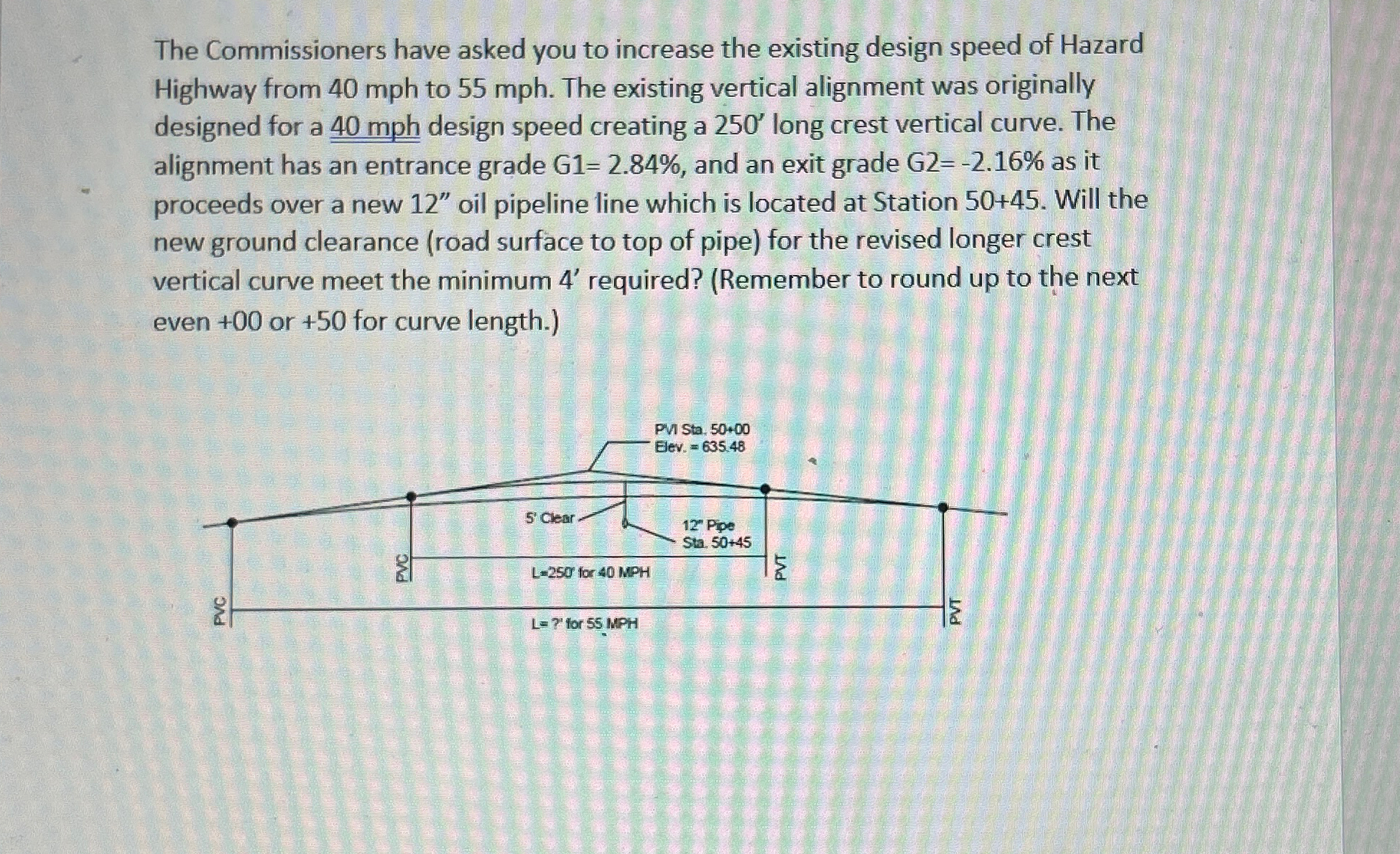 The Commissioners have asked you to increase the