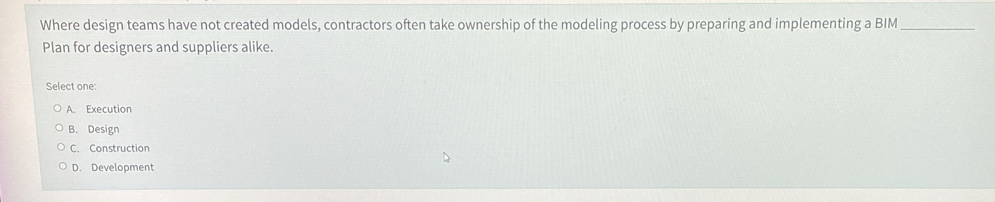 Where design teams have not created models,