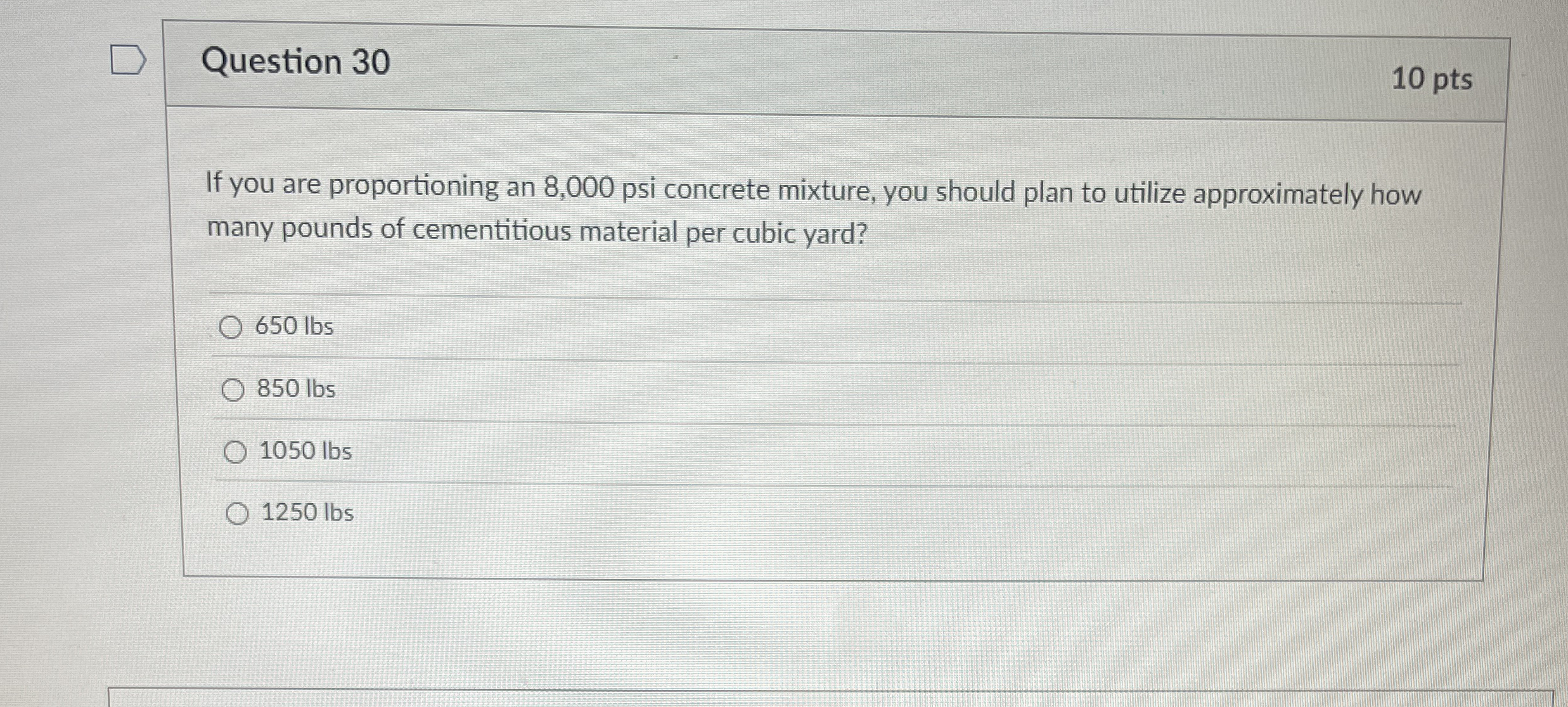 Question 3 0 If you are proportioning an 8 , 0 0