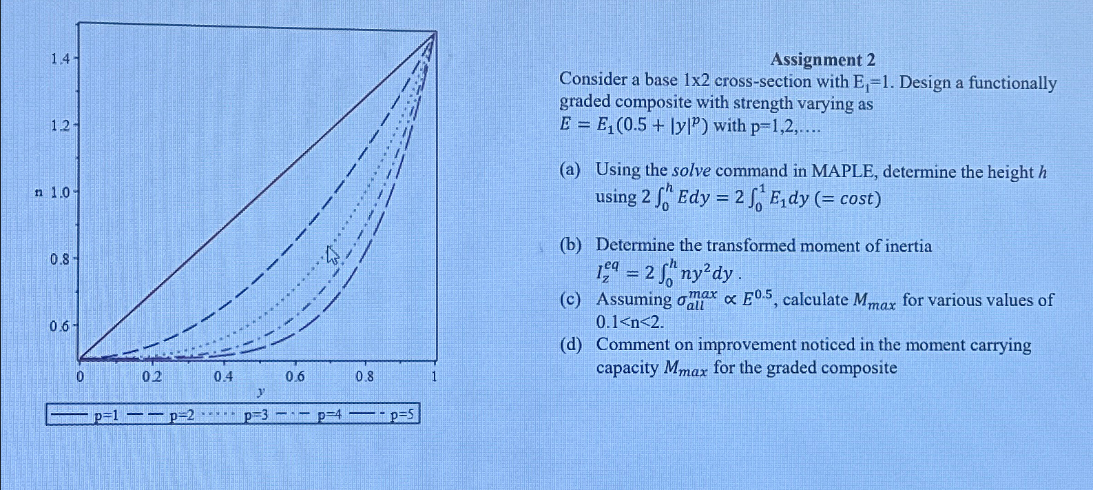 Assignment 2 Consider a base 1 2 cross - section