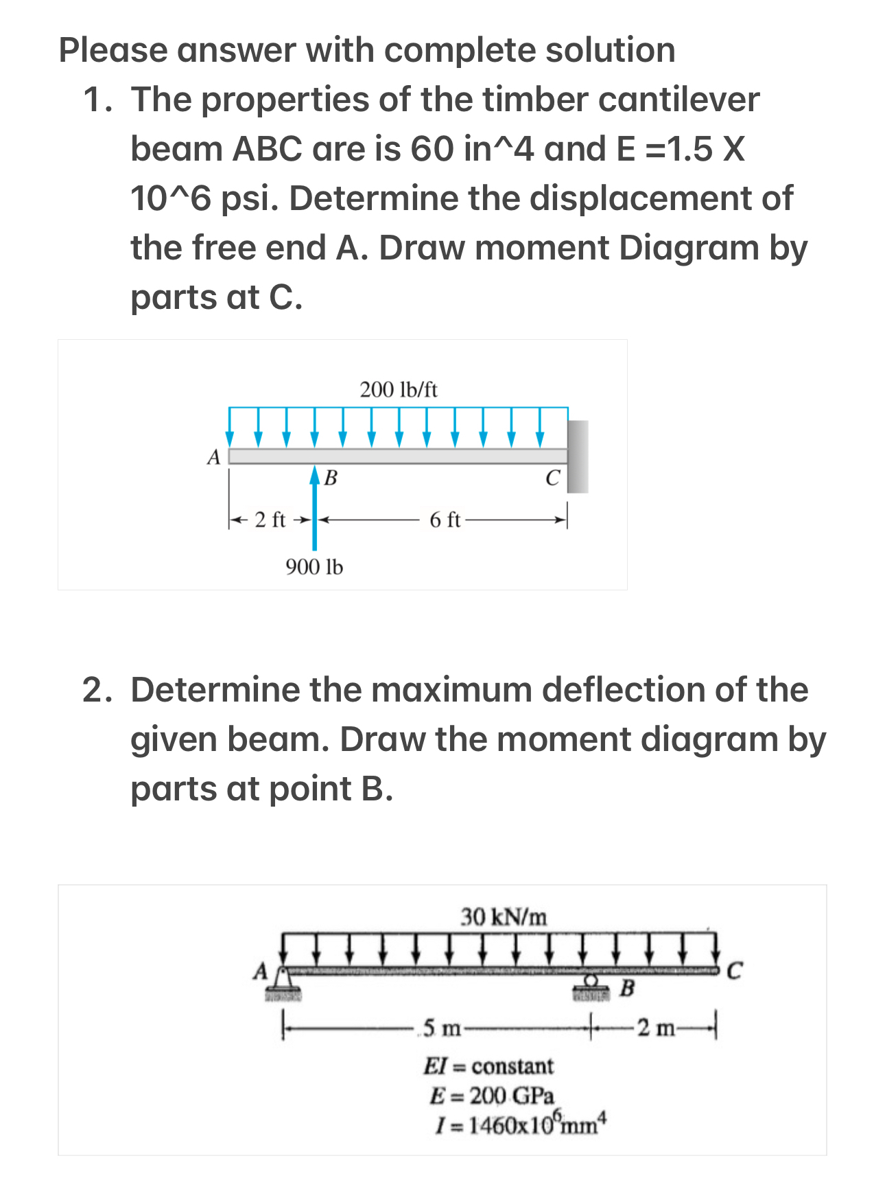 Please answer with complete solution The