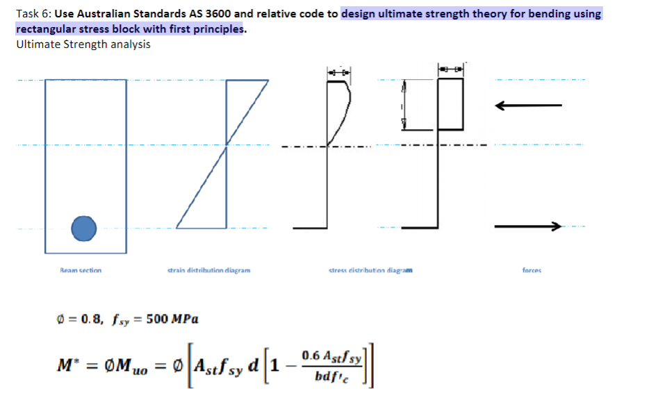 Task 6 : Use Australian Standards AS 3 6 0 0 and
