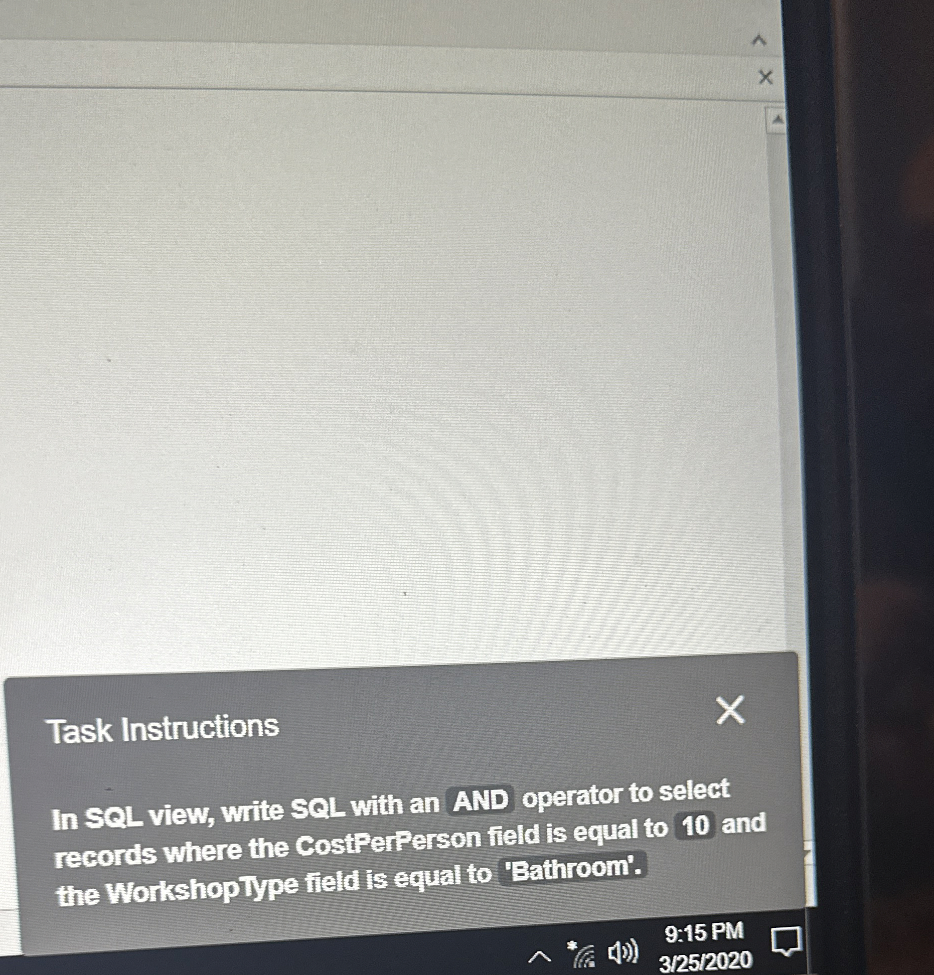 Task Instructions In SCL view, write SCL with an