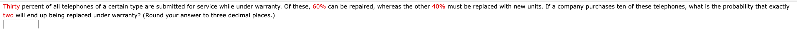 two will end up being replaced under warranty? (