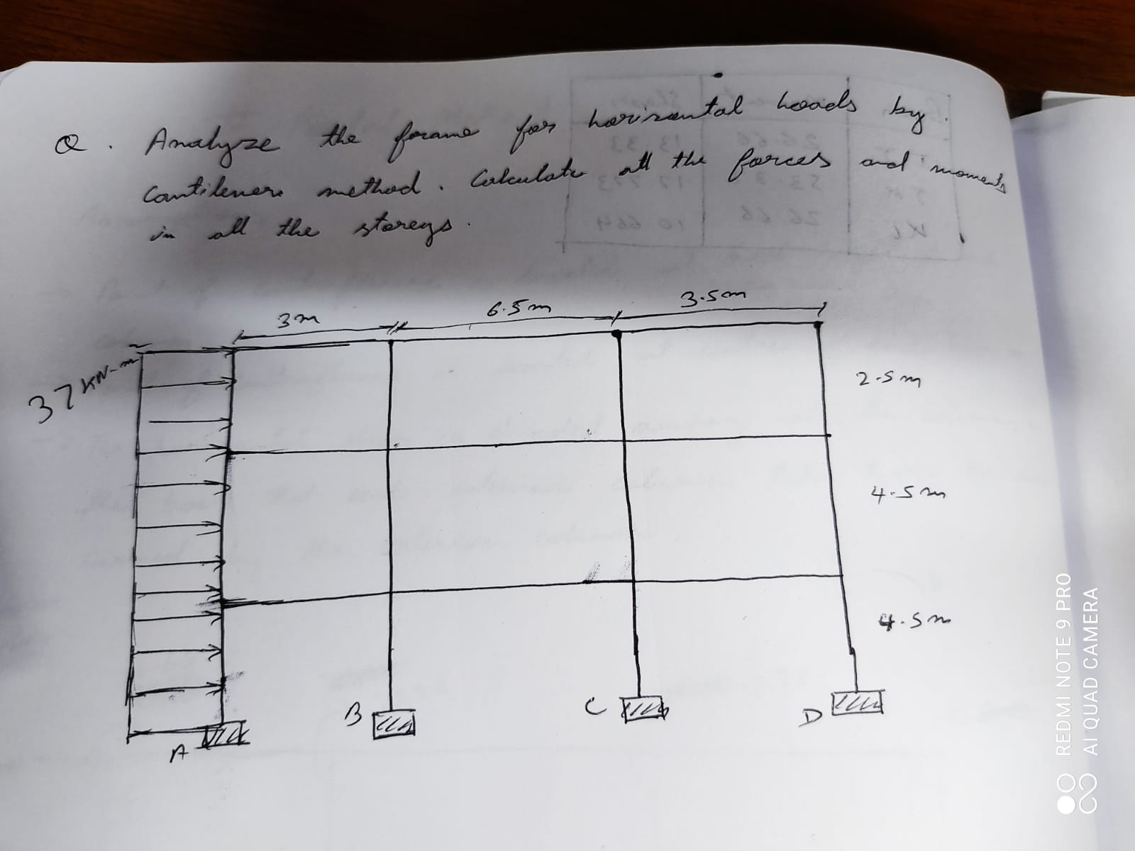Subject Name: Design of multistorey strucures, Q