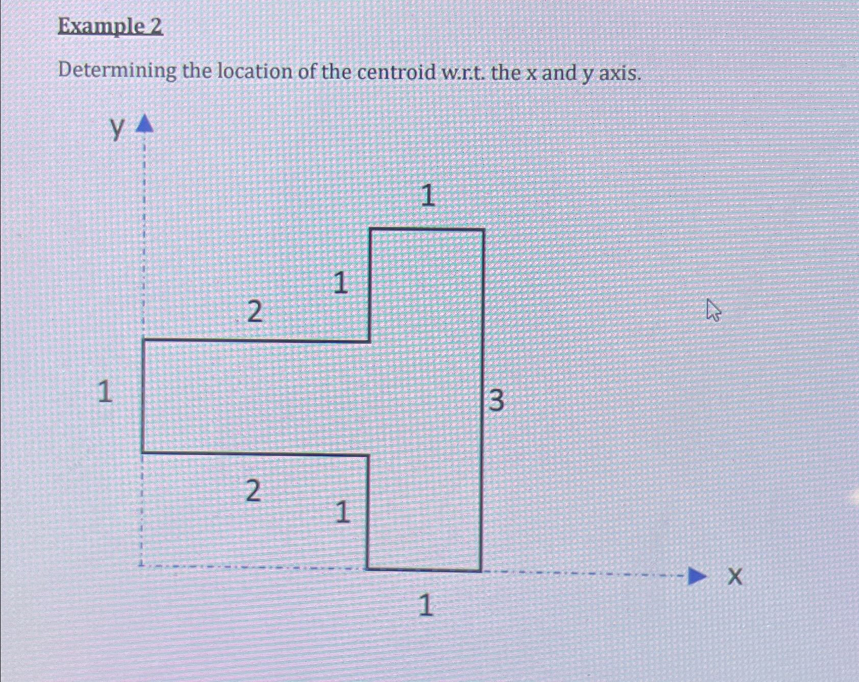 Example 2 Determining the location of the