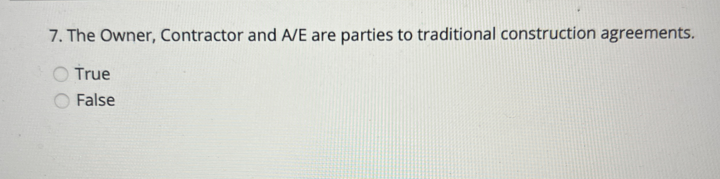 The Owner, Contractor and A / E are parties to