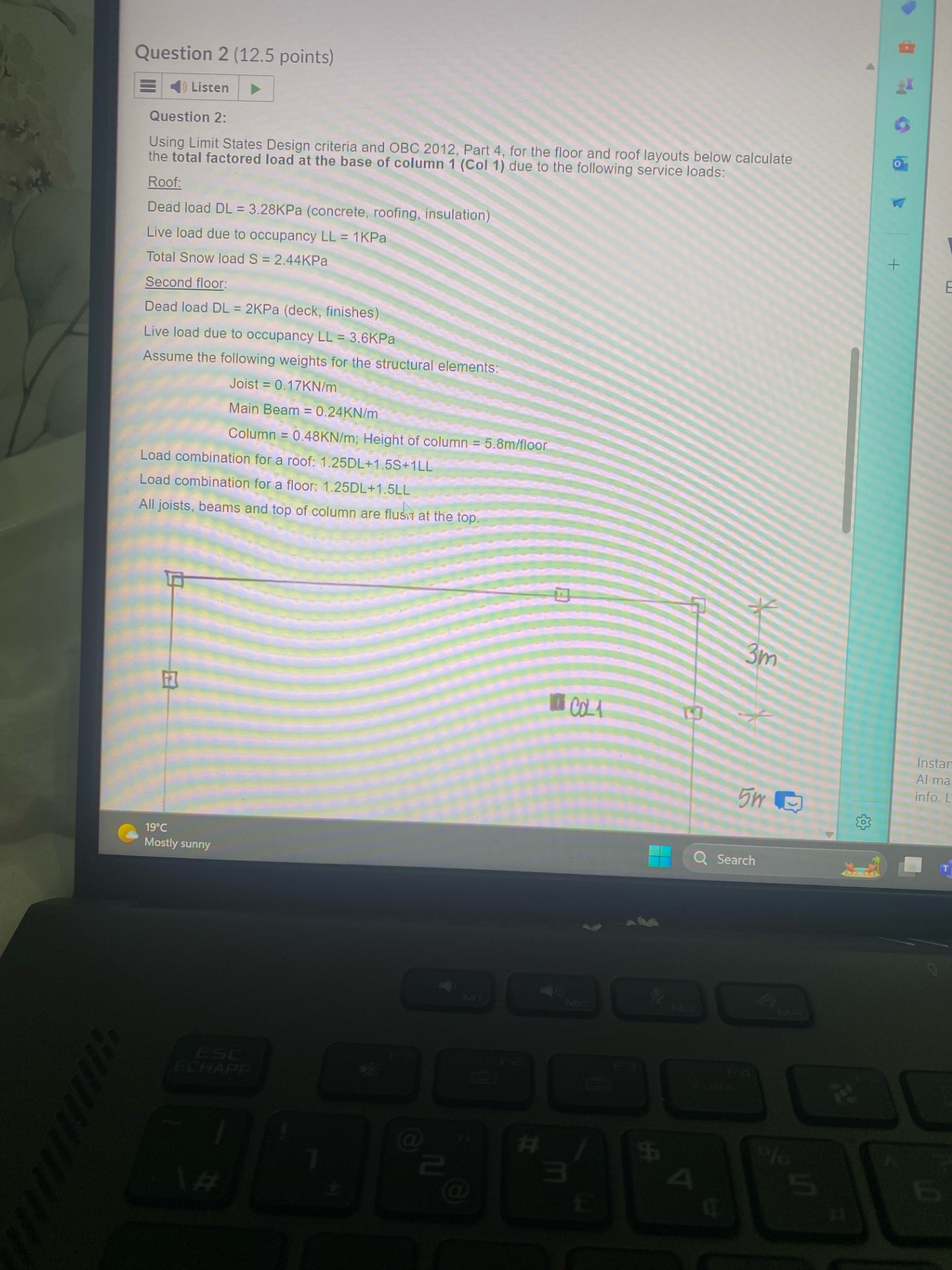 Question 2 ( 1 2 . 5 points ) Question 2 : Using