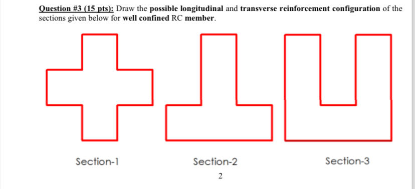 Question # 3 ( 1 5 pts ) : Draw the possible