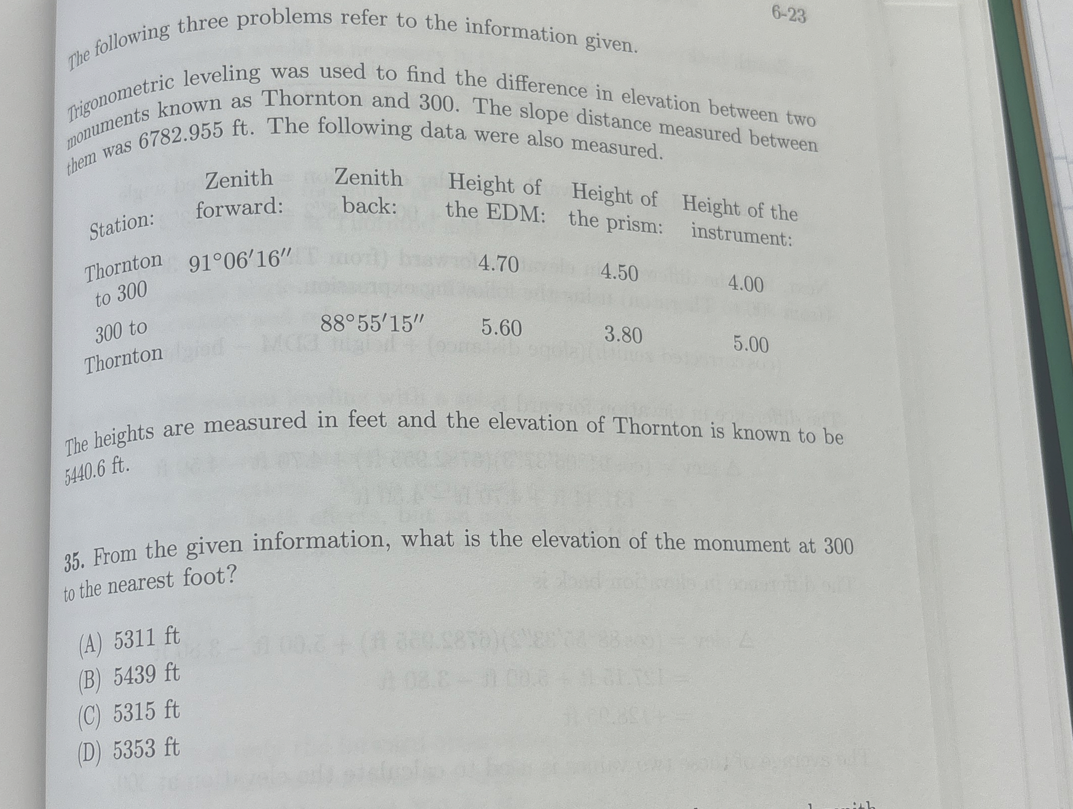 The following three problems refer to the