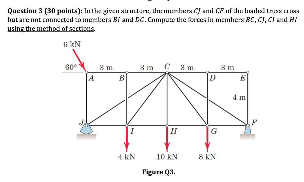 Question 3 ( 3 0 points ) : In the given