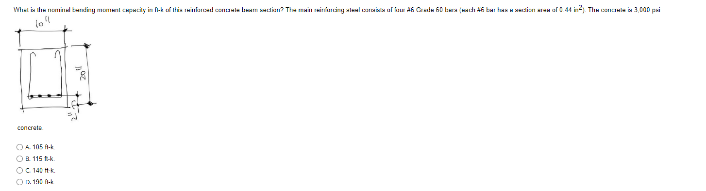 What is the nominal bending moment capacity in f