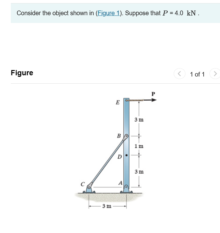 Consider the object shown in ( Figure 1 ) .
