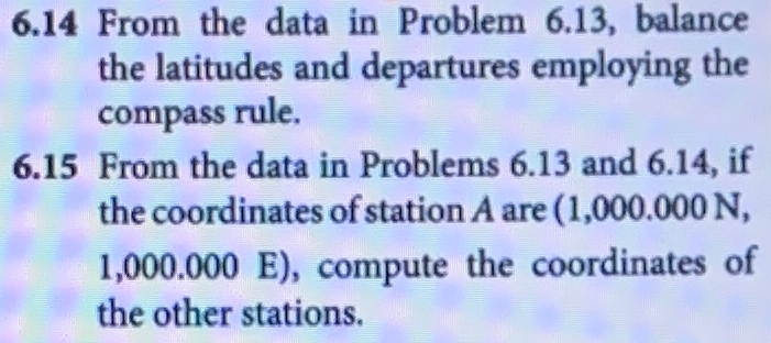 6 . 1 4 From the data in Problem 6 . 1 3 ,