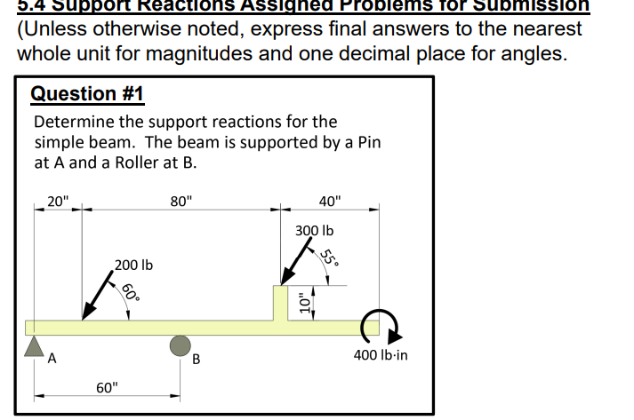 solve ( Unless otherwise noted, express final