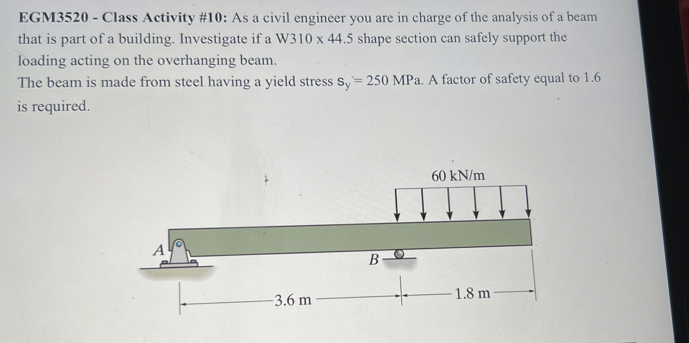 EGM 3 5 2 0 - Class Activity # 1 0 : As a civil